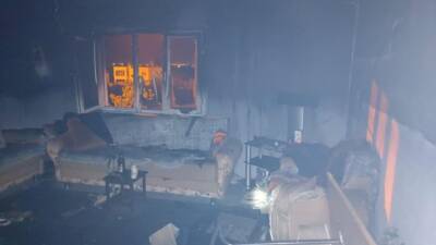 Hatay’ın Erzin ilçesinde bulunan 2 katlı müstakil bir evde çıkan