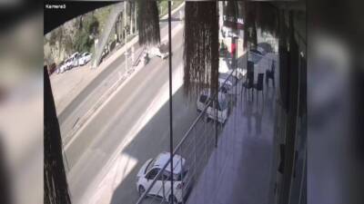 Hatay’ın Belen ilçesinde meydana gelen trafik kazasında, motosiklet ile hafif