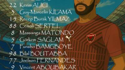 Trendyol Süper Lig’in 30. haftasında Hatayspor, Eyüpspor’u Mersin Stadyumu’nda konuk