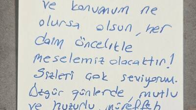   Silivri Cezaevi’nde tutuklu bulunan Ekrem İmamoğlu’ndan Hatay halkına moral