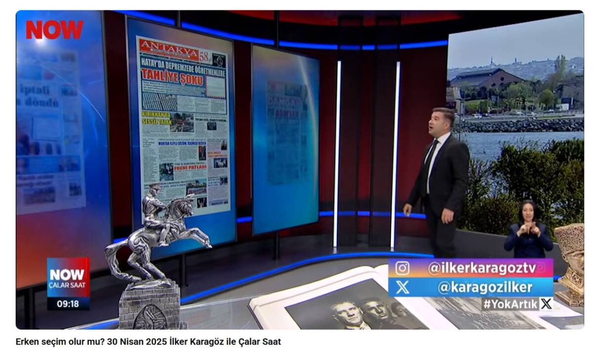 Antakya Gazetesi’nin gündeme taşıdığı konteyner boşaltma tebligatı, NOW TV’de geniş