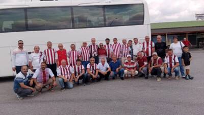 Hatayspor Taraftarlar Derneği Başkanı Sadullah Ergin, Hatayspor’un armasının peşinden giden