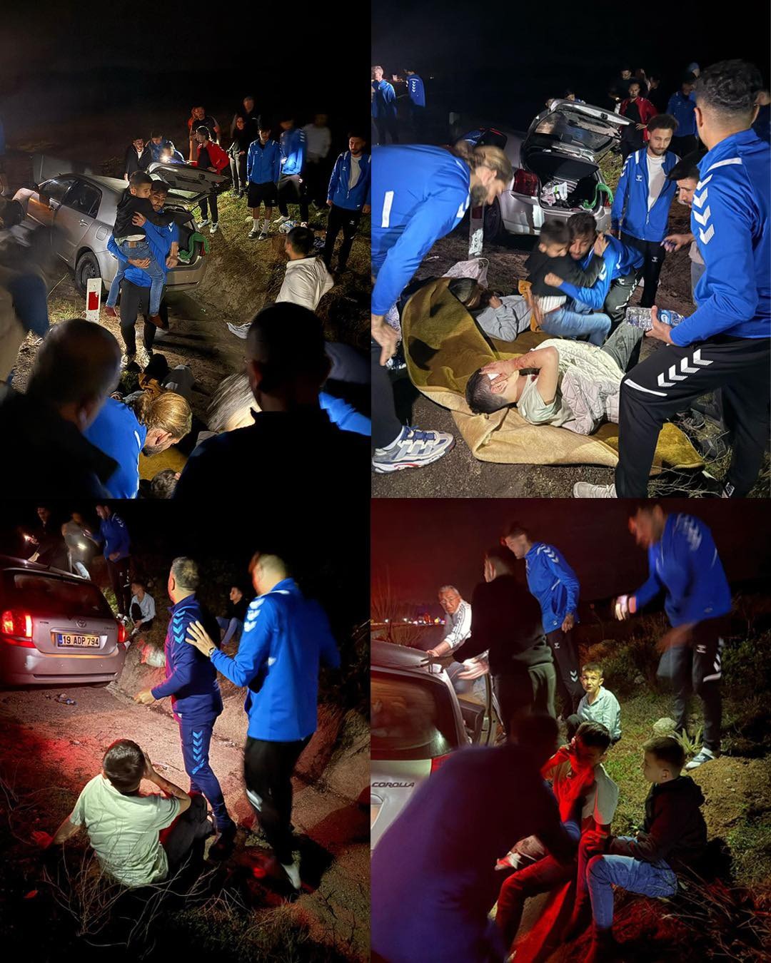 Çorum-Amasya yolunda meydana gelen feci bir kazada, çok sayıda kişi