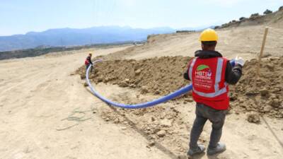 Hatay Büyükşehir Belediyesi (HBB), içme suyu altyapısını güçlendirmek ve vatandaşlara