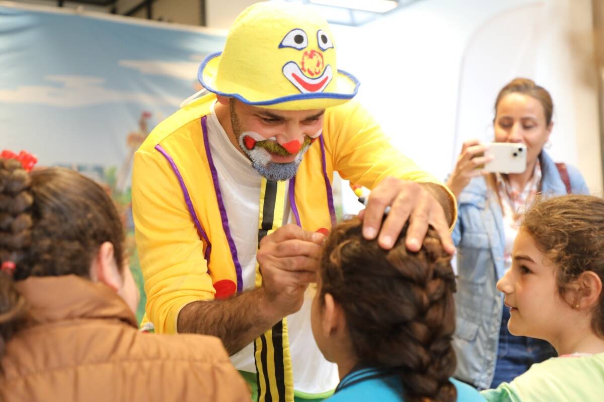 Hatay Büyükşehir Belediyesi (HBB), Kütüphaneler Haftası kapsamında çocuklara özel renkli
