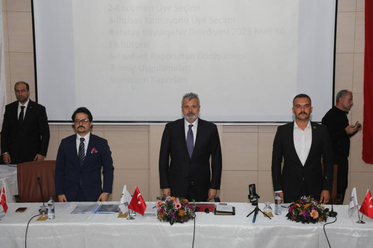 Hatay Büyükşehir Belediyesi (HBB), 2025 yılı Nisan ayı olağan meclis