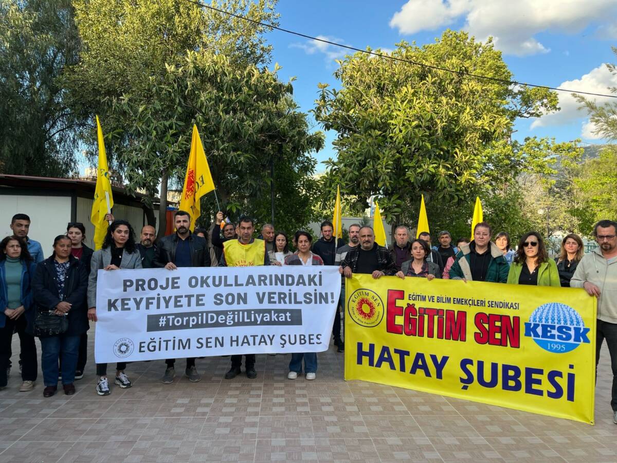 Eğitim Sen Hatay Şube Başkanı Özgür Tıraş, Millî Eğitim Bakanlığı