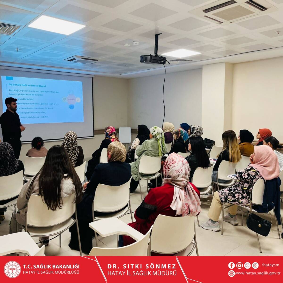 Reyhanlı Sağlıklı Hayat Merkezinde, kısa adı SAHA olan Sağlıklı Hayat