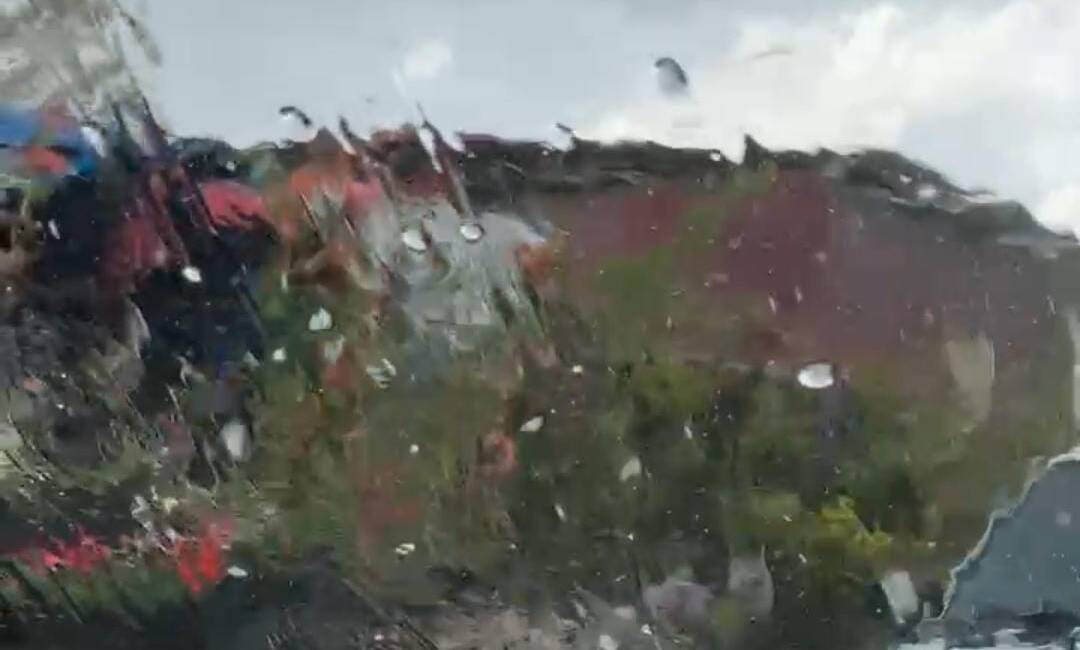 Meteoroloji Genel Müdürlüğü’nün uyarılarının ardından Antakya’da bugün etkili olan dolu