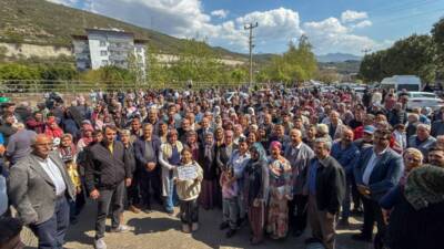Hatay’ın İskenderun ilçesine bağlı Sarıseki Mahallesi’nde kurulmak istenen taş ocağına