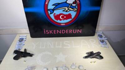 Hatay Emniyet Müdürlüğü ekiplerinin uyuşturucu madde imal ve ticaretine yönelik