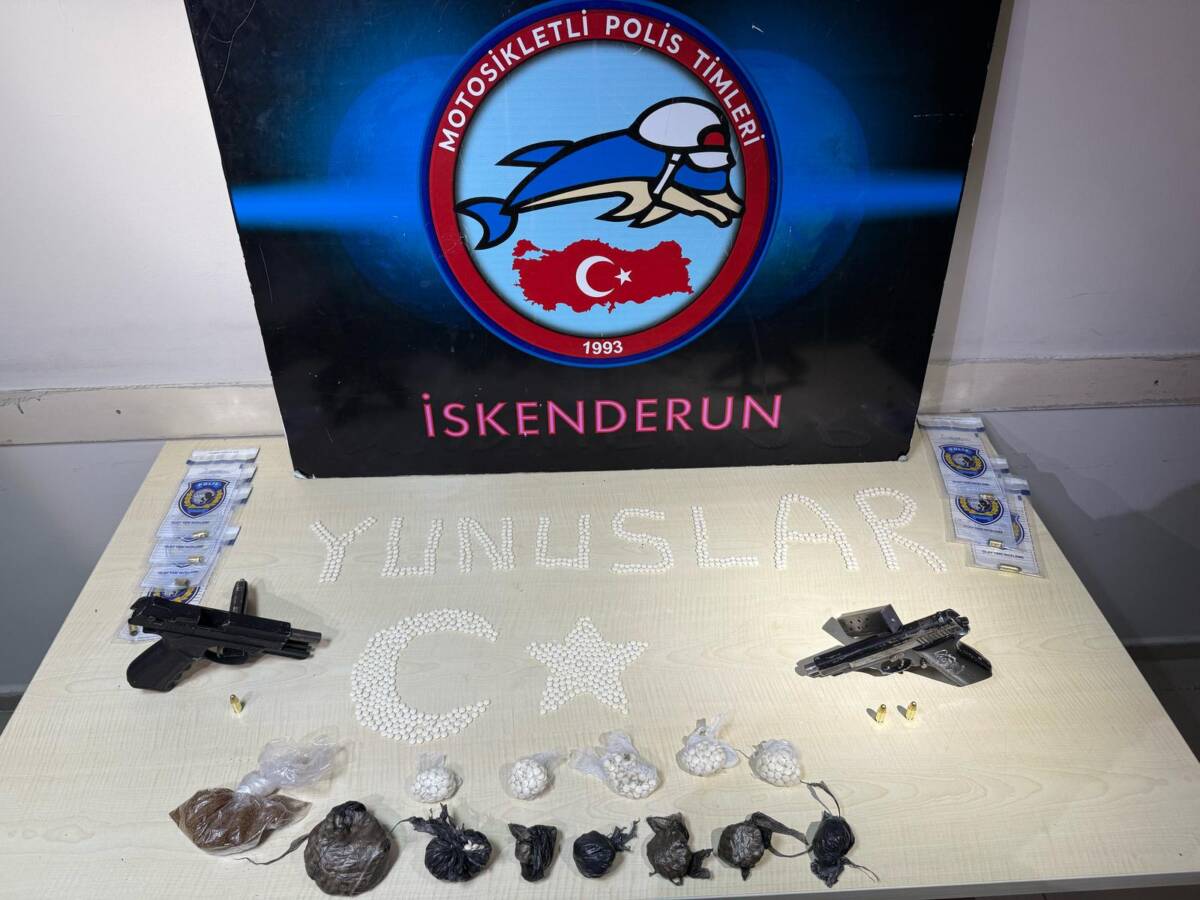 Hatay Emniyet Müdürlüğü ekiplerinin uyuşturucu madde imal ve ticaretine yönelik