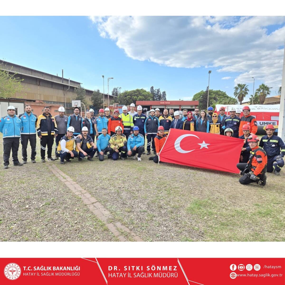 Hatay İl Sağlık Müdürlüğü, İskenderun Demir ve Çelik Fabrikası’nda (İSDEMİR),