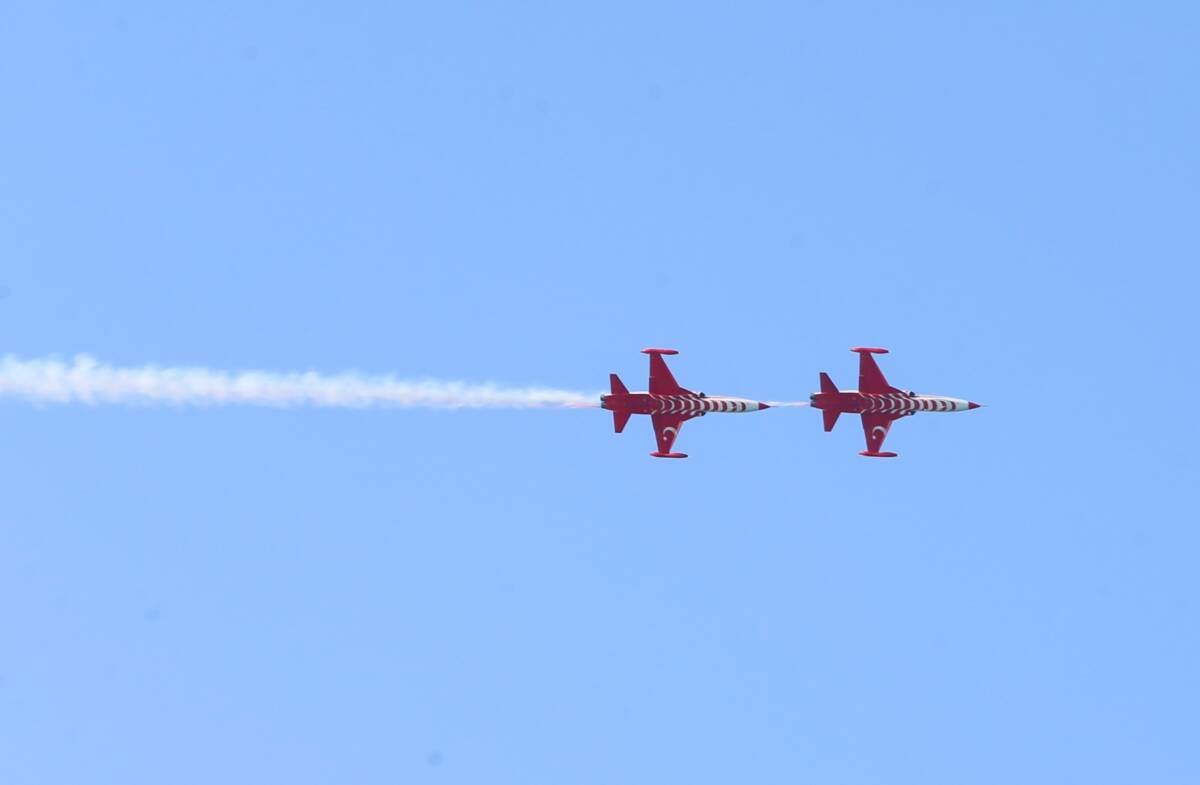 Türk Hava Kuvvetleri’nin akrobasi timi Türk Yıldızları, 19 Nisan’da İskenderun’da