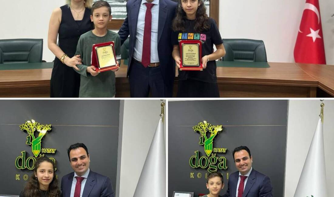 TÜBİTAK Şampiyonu Hatay Doğa Koleji Türkiye’nin Gururu Oldu Hatay Doğa Koleji öğrencileri, 13.918 proje arasından sıyrılarak TÜBİTAK yarışmasında