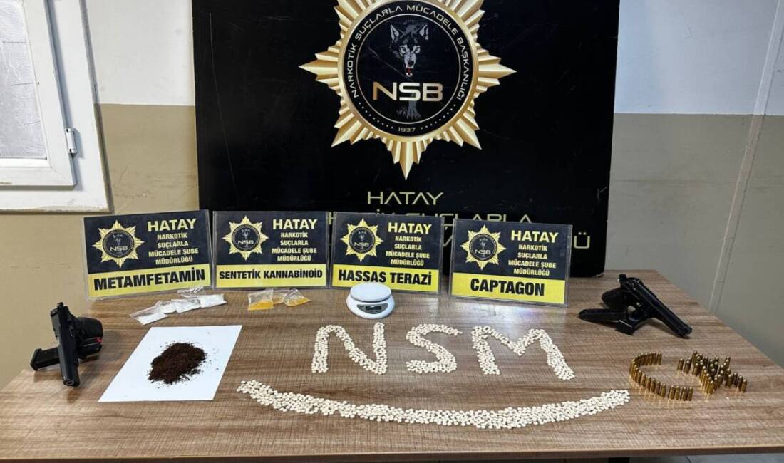 Hatay İl Emniyet Müdürlüğü ekipleri tarafından uyuşturucu madde imal ve