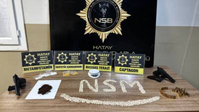 Hatay İl Emniyet Müdürlüğü ekipleri tarafından uyuşturucu madde imal ve