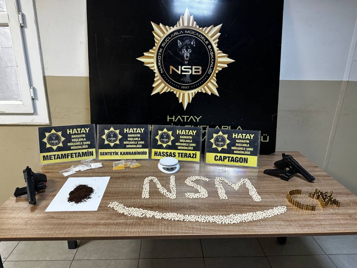 Hatay İl Emniyet Müdürlüğü ekipleri tarafından uyuşturucu madde imal ve
