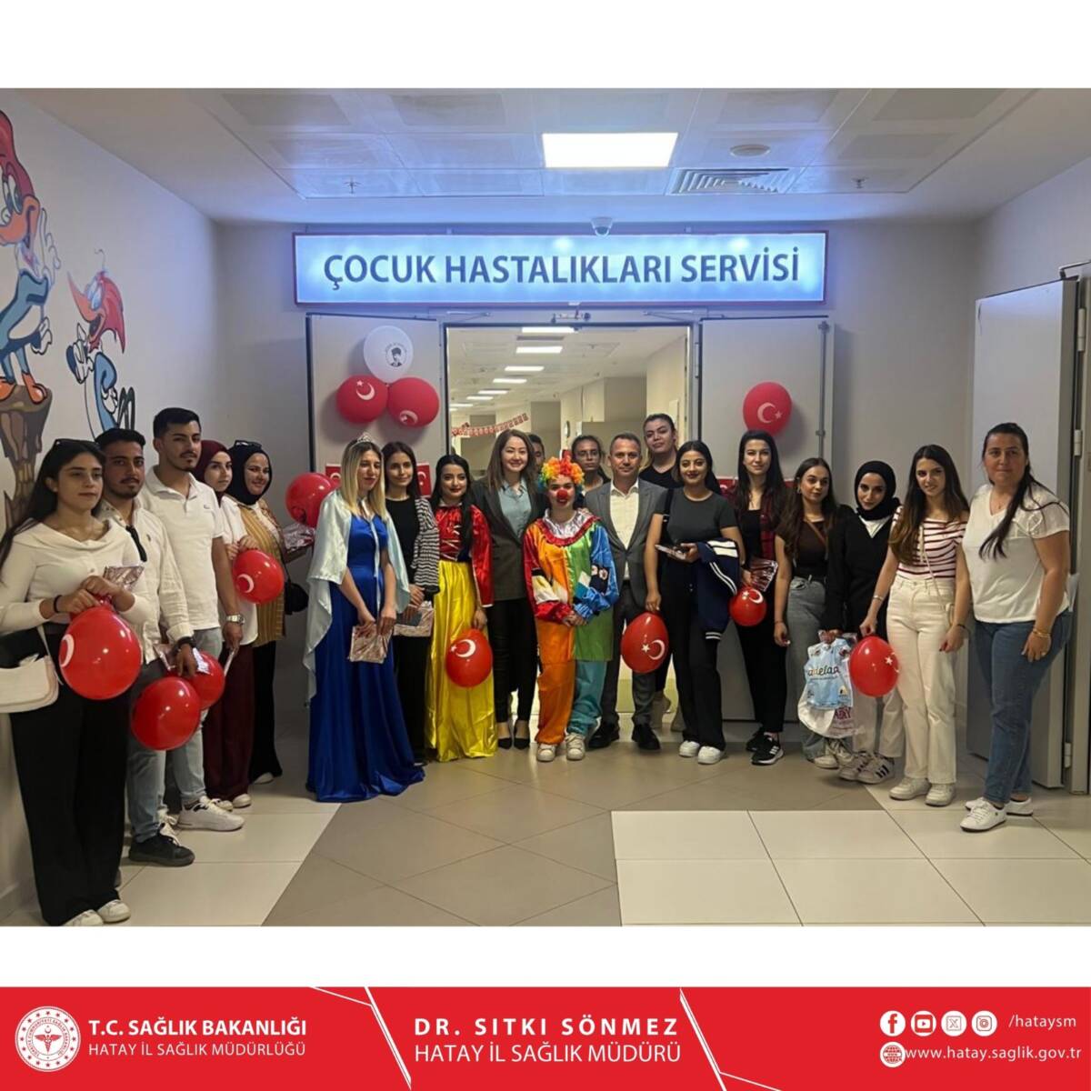 23 Nisan Ulusal Egemenlik ve Çocuk Bayramı, Dörtyol Devlet Hastanesi’nde