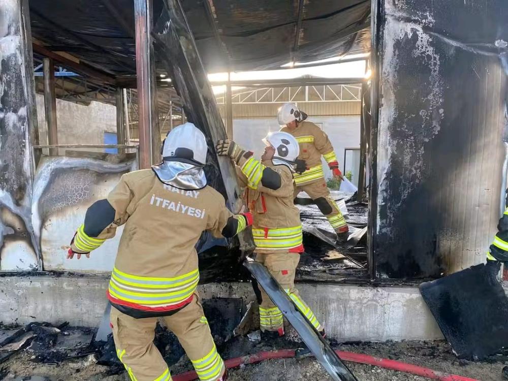 Hatay’ın Antakya ilçesine bağlı Dikmece Mahallesi’nde bekçi kulübesi olarak kullanılan