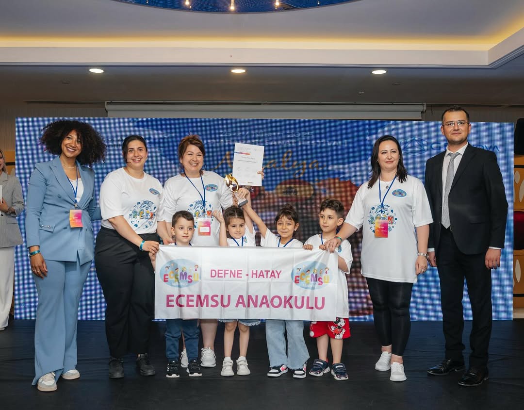 Hatay’da faaliyet gösteren Ecem-Su Anaokulu, uluslararası düzeyde düzenlenen “School Art