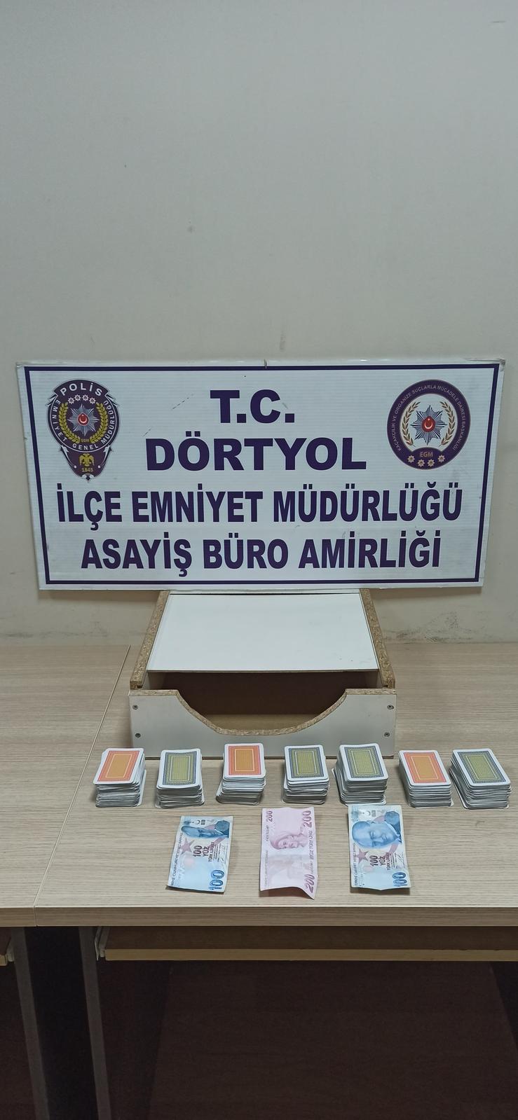 Hatay Emniyet Müdürlüğü ekipleri, Dörtyol ilçesinde ruhsatsız olarak faaliyet gösteren