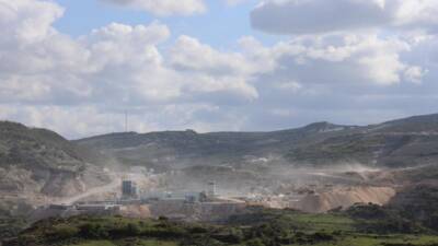 Hatay’ın Antakya ilçesi Mansurlu Mahallesi’nde yer alan taş ocağında yapılan