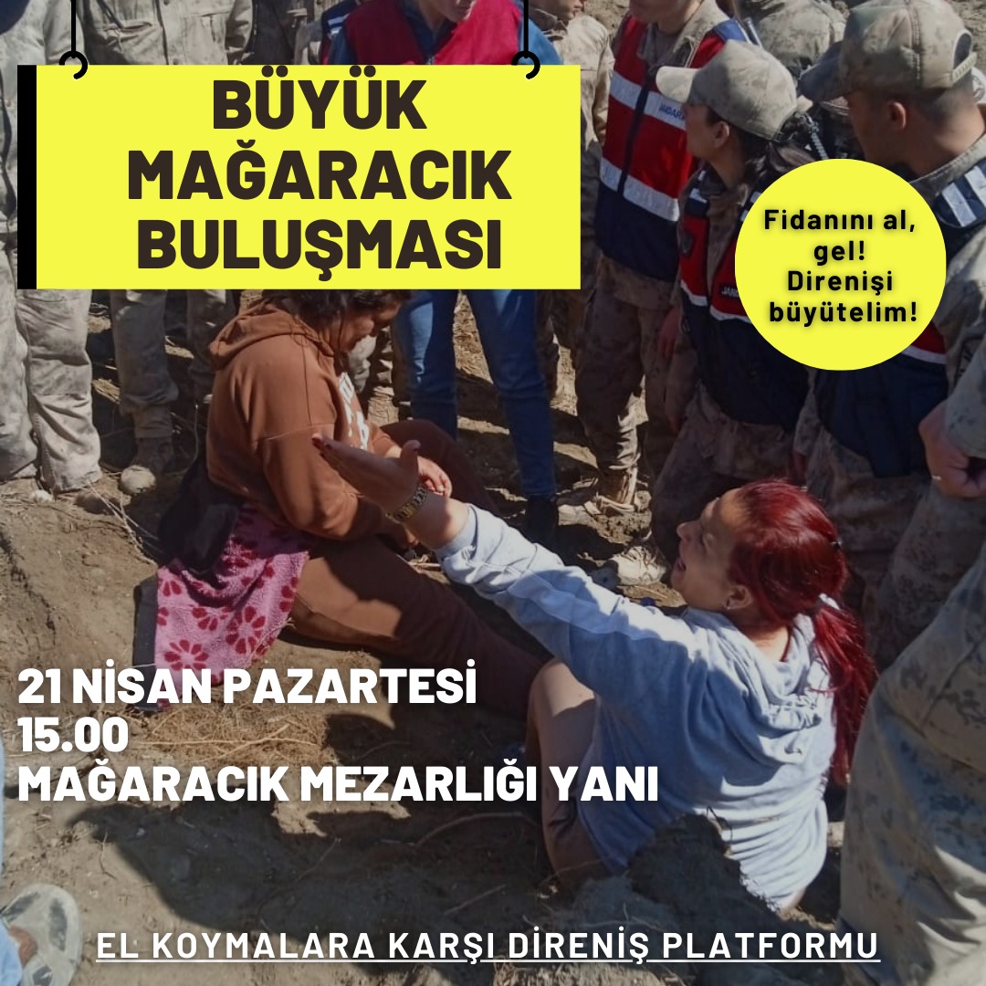 Samandağ Mağaracık’ta doğayı ve tarım arazilerini savunmak için halk bir