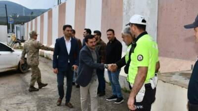 Hatay’ın Belen ilçesinde Kaymakam Mahmut Sami Yılmaz, Belen Trafik Kontrol