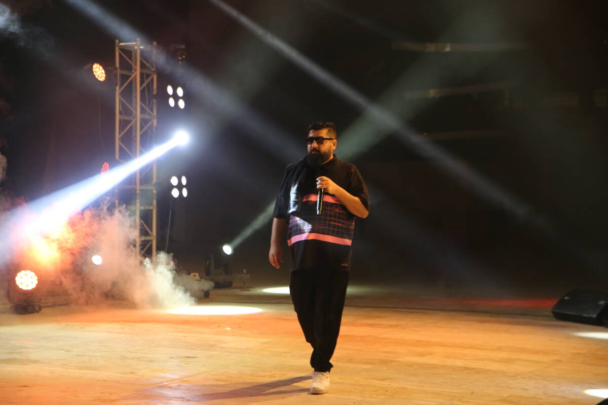 Türkiye’nin sevilen rap sanatçılarından Eypio, Hatay’ın Antakya ilçesinde düzenlenen konserde