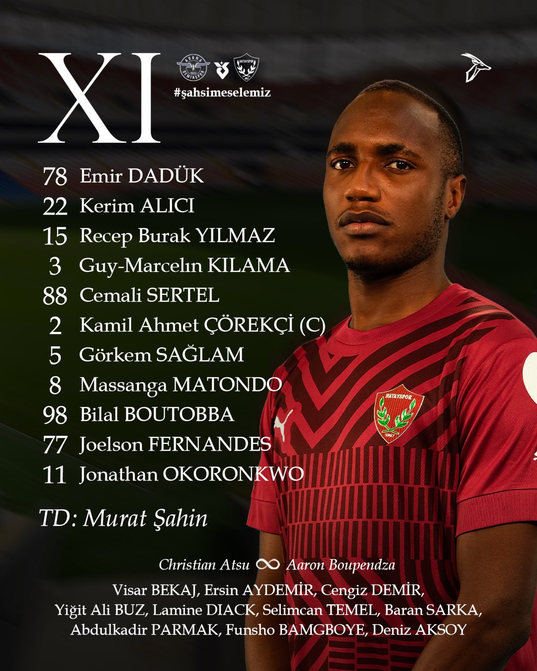 Hatayspor ile Adana Demirspor arasında oynanacak kritik mücadele öncesinde ilk