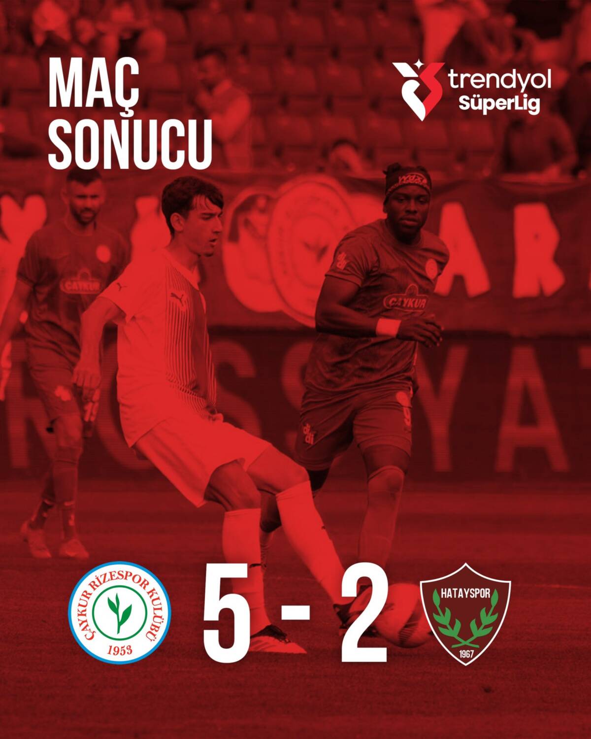 90.dakikaya kadar maçı 3-2 yenik götüren Hatayspor;90+1 ve 90+4.dakikalarda kalesinde