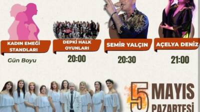 Hatay’da 5 Mayıs Hıdırellez kutlamaları kapsamında düzenlenen “Kadın Emeği ve