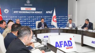 Hatay Valisi Mustafa Masatlı’nın öncülüğünde düzenlenen İl Hayvanları Koruma Kurulu