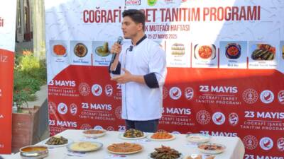 Hatay’da düzenlenen “Coğrafi İşaret Tanıtım Programı”, kentin gastronomi zenginliğini vitrine
