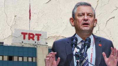 TRT’nin 61’inci kuruluş yıldönümünde CHP Genel Başkanı Özgür Özel’den dikkat