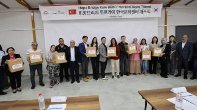 İskenderun Kore Konteyner Kent’te, Güney Kore merkezli Hope Bridge Kore