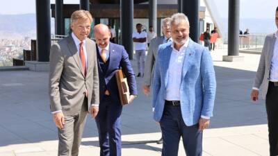 Hatay Büyükşehir Belediyesi (HBB) Başkanı Mehmet Öntürk, Hollanda’nın Ankara Büyükelçisi