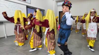 Hatay’ın İskenderun ilçesinde, 6 Şubat depremlerinde yıkılan İnönü İlkokulu’nun yerine