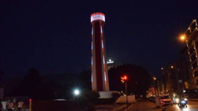 İskenderun’un simgelerinden biri olan tarihi Fener Kulesi, Hatay Büyükşehir Belediyesi