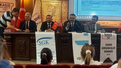 Hatay’da kadın girişimciliğini desteklemek amacıyla İŞKUR, SGK, KOSGEB ve İl