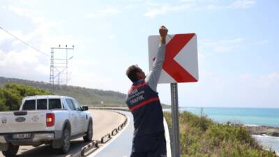 Hatay Büyükşehir Belediyesi (HBB), il genelinde sürdürdüğü yol güvenliği ve