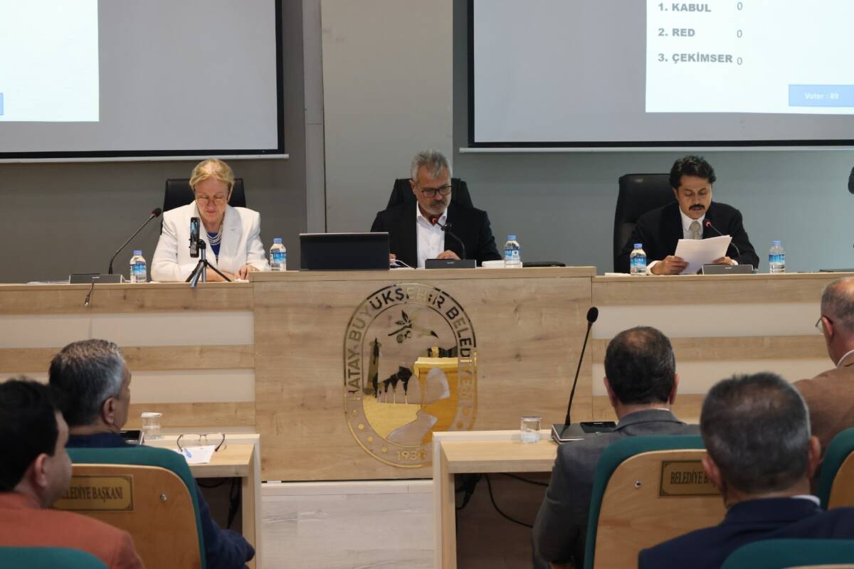 Hatay Büyükşehir Belediyesi (HBB) Meclisi’nin Mayıs ayı 2. oturumu, HBB