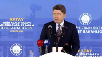 Adalet Bakanı Yılmaz Tunç, Hatay’da düzenlenen Erzin Adalet Sarayı ve