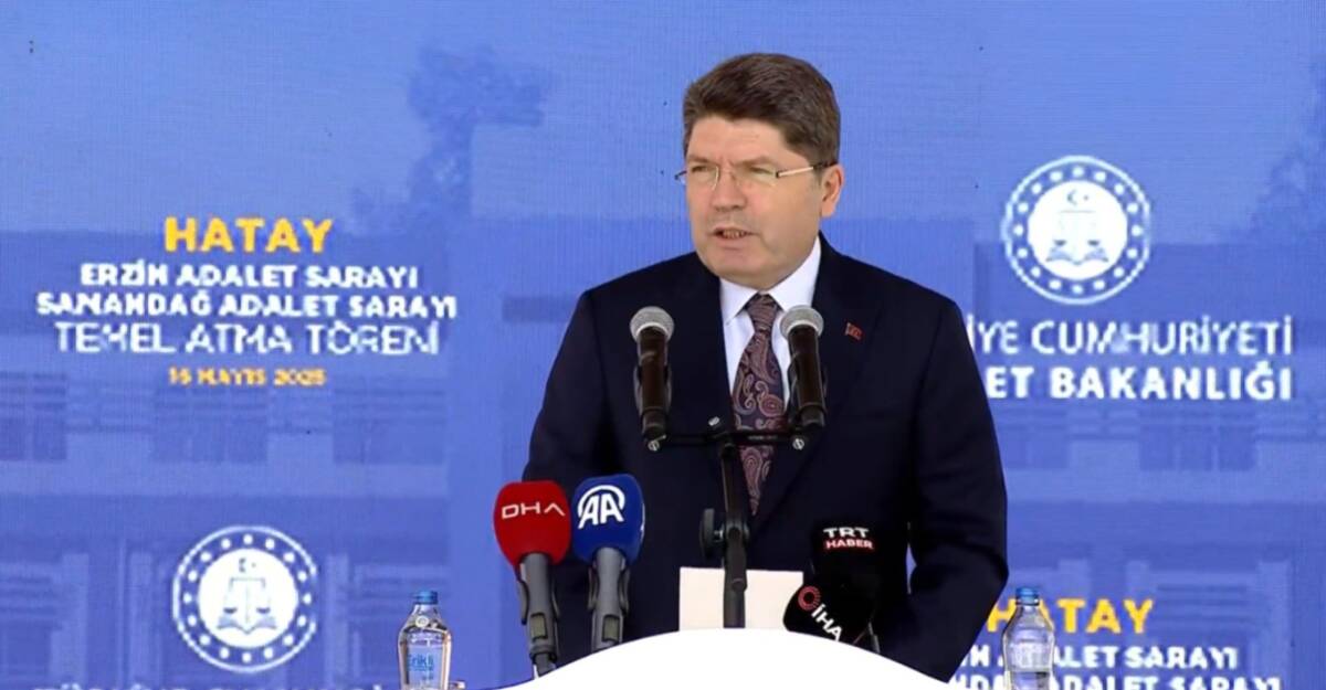 Adalet Bakanı Yılmaz Tunç, Hatay’da düzenlenen Erzin Adalet Sarayı ve