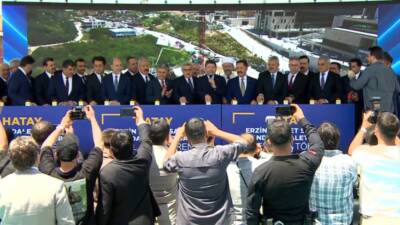 Adalet Bakanı Yılmaz Tunç, Hatay’da Erzin ve Samandağ Adalet Sarayları’nın