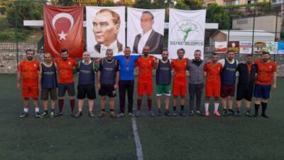 Defne Belediyesi organizasyonuyla ilçede düzenlenen futbol ve voleybol turnuvası tüm