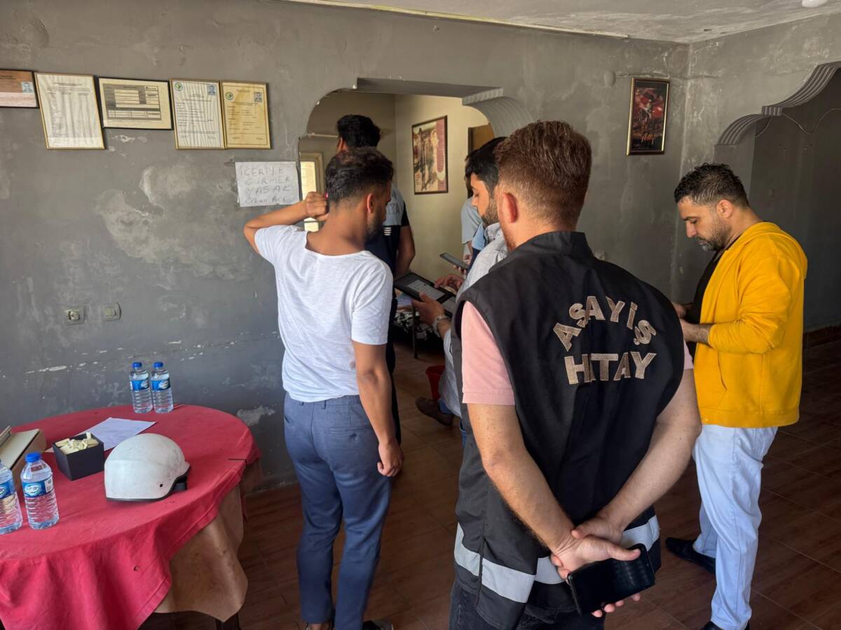 Hatay Emniyet Müdürlüğü koordinesinde, Vergi Dairesi, Zabıta, Enerji SA Toroslar