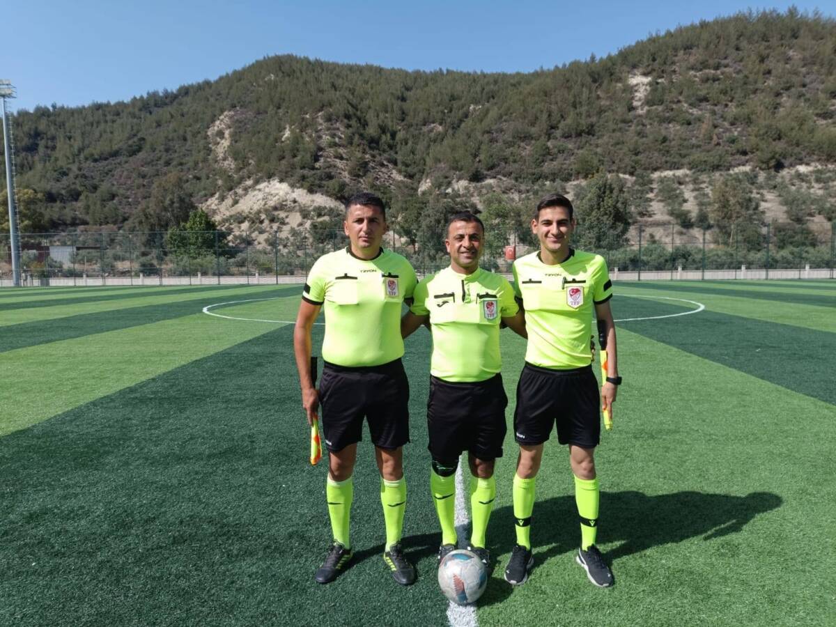Hatay bölgesi futbol hakemlerinden Serkan Gözel, 23 yıllık aktif hakemlik