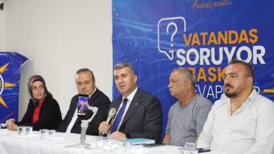 Payas Belediye Başkanı Bekir Altan, “Vatandaş Soruyor, Başkan Cevaplıyor” programı